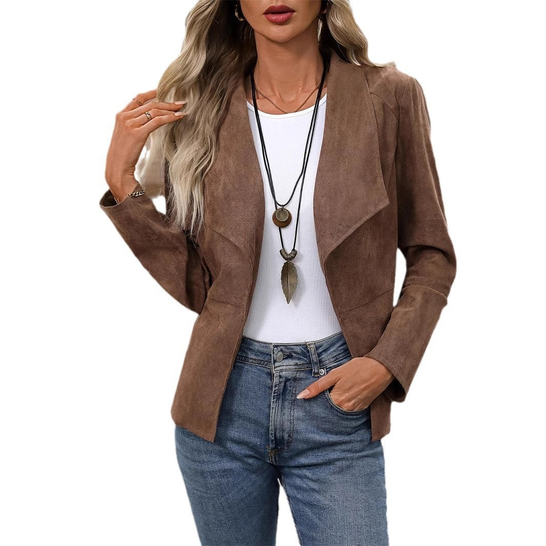 Women's Faux Suede Jacket New Coat DON JUAN