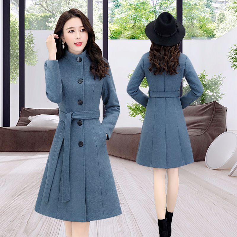 Fashion Slim-fitting Loose Woolen Coat Women DON JUAN