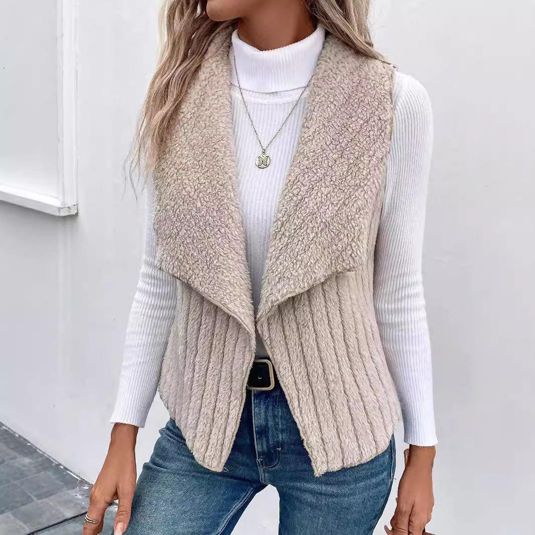 Women's Elegant Fashion All-matching Plush Vest DON JUAN