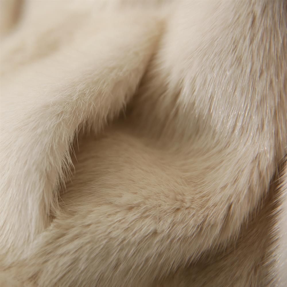 Women's Leisure Simple Mink Fur Coat DON JUAN