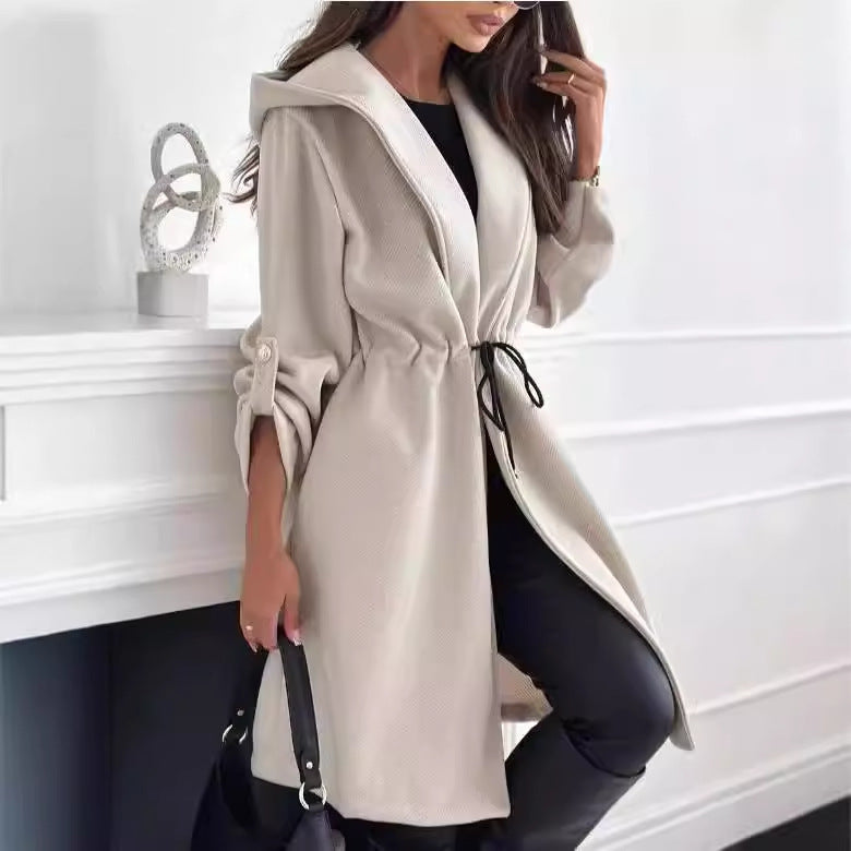 Women's Casual Cardigan Coat Long Sleeve Fall Winter Coat DON JUAN