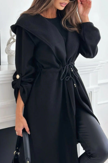 Women's Casual Cardigan Coat Long Sleeve Fall Winter Coat DON JUAN